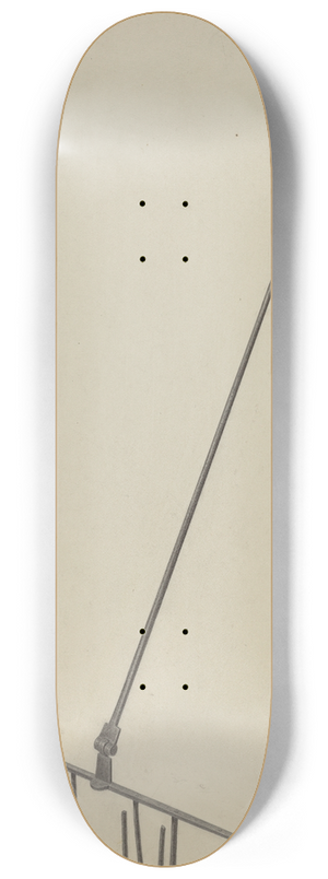 Benjamin Resnick - Wrought Iron Toaster 8.25 inch art skate deck
