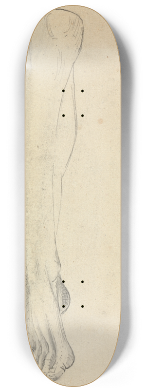 Benjamin Robert Haydon - Anatomical Study of a Leg 8.25 inch art skate deck