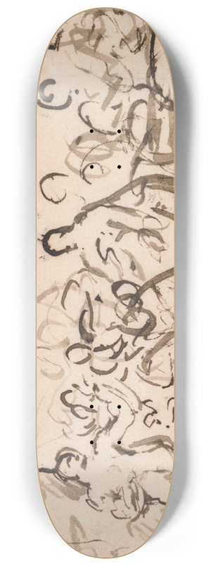 Benjamin Robert Haydon - Composition Study 8.25 inch art skate deck