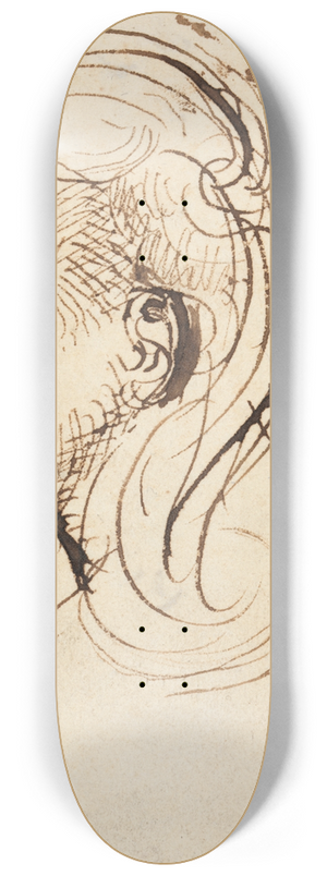 Benjamin Robert Haydon - Head Study 8.25 inch art skate deck