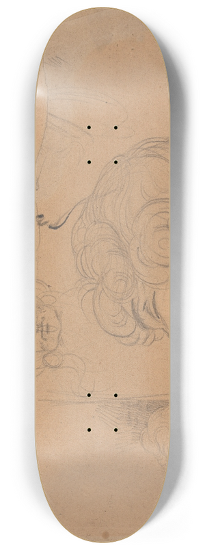 Benjamin Robert Haydon - Sketches for a Scene from Macbeth 8.25 inch art skate deck