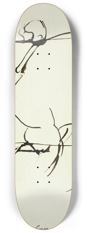 Benjamin Robert Haydon - Sketches Related to Painting of Marcus Curtis 8.25 inch art skate deck