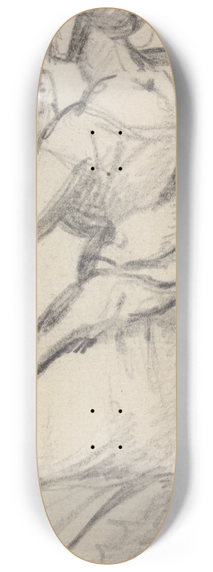 Benjamin Robert Haydon - Study For, Christs Entry into Jerusalem.. 8.25 inch art skate deck