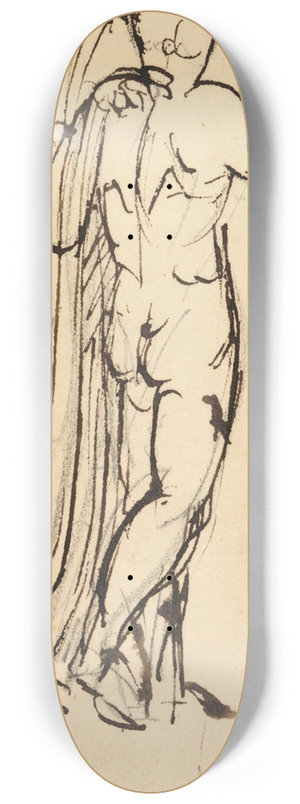 Benjamin Robert Haydon - Study of a Group of Standing Figures 8.25 inch art skate deck