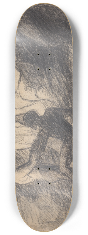 Benjamin Robert Haydon - Study of Figures in a Cave 8.25 inch art skate deck