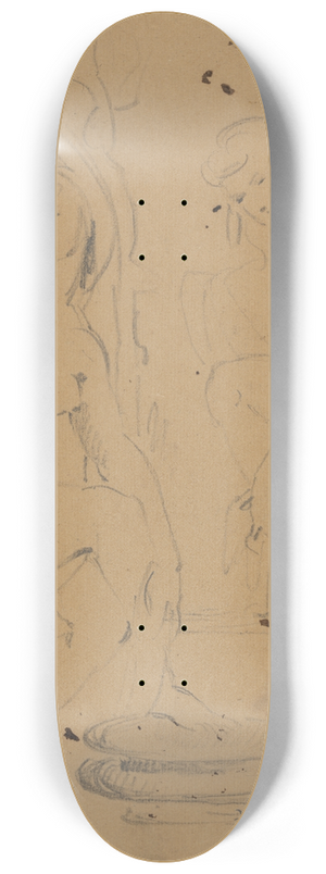 Benjamin Robert Haydon - Study of Women Bathing 8.25 inch art skate deck