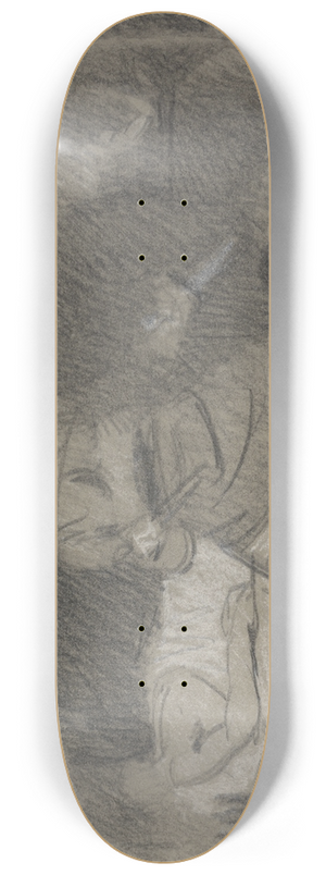 Benjamin Robert Haydon - The Murder of Duncan  Macbeth with the Daggers 8.25 inch art skate deck