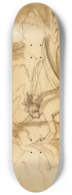 Benjamin West - Joseph and Patiphars Wife 8.25 inch art skate deck
