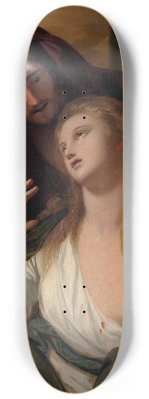 Benjamin West - Paetus and Arria 8.25 inch art skate deck