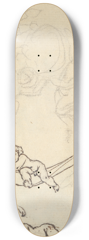 Benjamin West - Study of a Vase 8.25 inch art skate deck