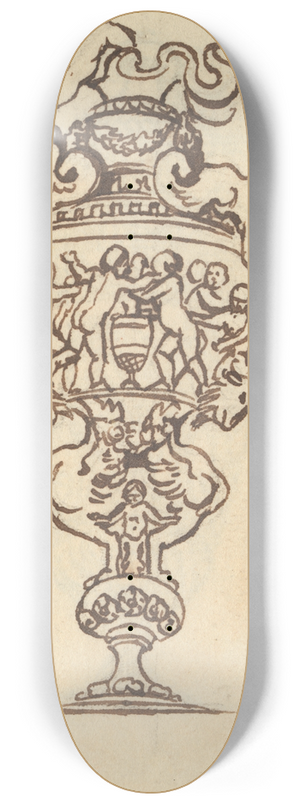 Benjamin West - Study of a Vase 8.25 inch art skate deck