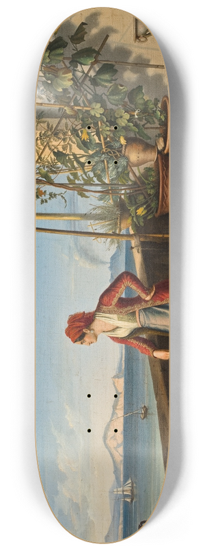 Benno Trmer - Woman From Procida 8.25 inch art skate deck