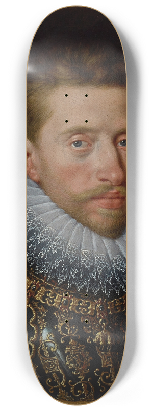 Frans Pourbus The Younger - Archduke Albert VII of Austria (15591621), Wearing the Order of the Golden Fleece 8.25 inch art skate deck