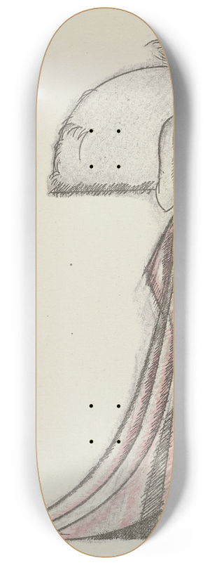 Bernard Boutet de Monvel - Une robe du soir de Worth 8.25 inch art skate deck
