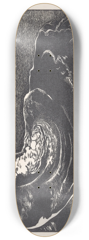 Bernard Essers - De vloed 8.25 inch art skate deck