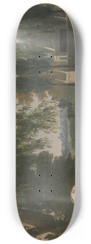 Bernard Gaillot - Woman Sleeping in a Landscape with a Letter 8.25 inch art skate deck