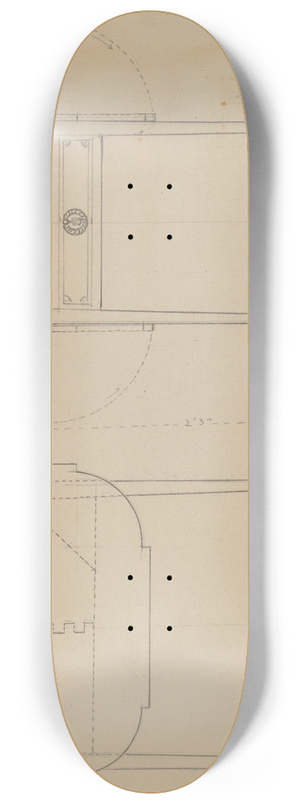 Bernard Gussow - Table 8.25 inch art skate deck