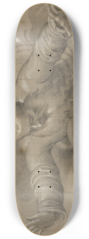Bernardino Campi - God the Father 8.25 inch art skate deck