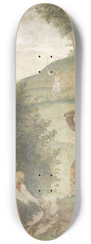 Bernardino Luini - Cephalus Punished at the Hunt 8.25 inch art skate deck