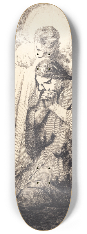 Frans Schwartz - Kristus i Gethsemane 8.25 inch art skate deck