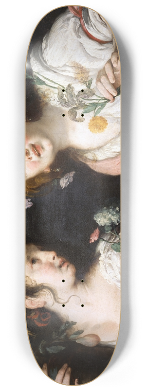 Bernardo Strozzi - Allegory of Spring and Summer 8.25 inch art skate deck