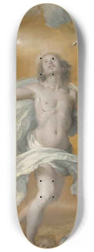 Bernardo Strozzi - The Risen Christ 8.25 inch art skate deck