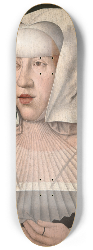 Bernard van Orley - Margareta of Austria 8.25 inch art skate deck