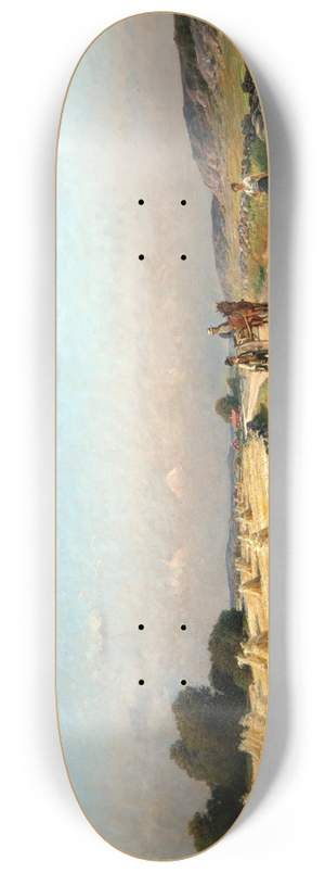 Berndt Lindholm - Autumn Landscape from Hisingen, Gteborg 8.25 inch art skate deck