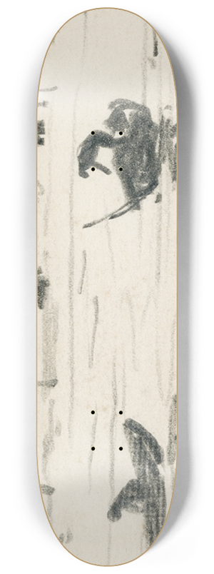 Frans Smissaert - Gezicht op Veneti vanuit de lagune 8.25 inch art skate deck