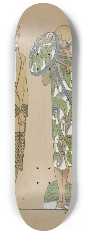 Bertaux - Crations Jean MAGNIN.  LOUP-GAROU. 8.25 inch art skate deck