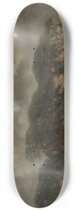 Frans Smissaert - Huisje bij boomrand en vrouwen met visnetten 8.25 inch art skate deck