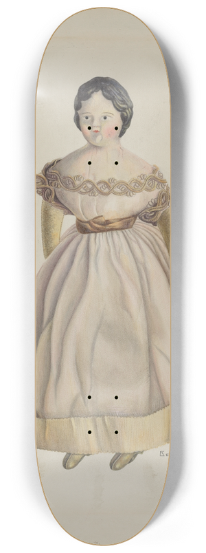 Bertha Semple - Mechanical Walking Doll 8.25 inch art skate deck