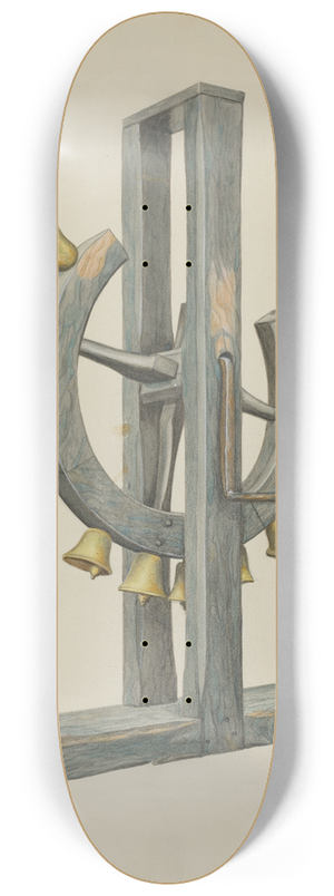 Bertha Semple - Mission Chimes 8.25 inch art skate deck
