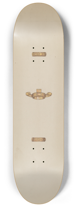Bertha Semple - Wedding Ring 8.25 inch art skate deck