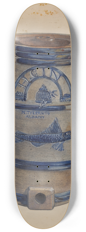 Bertha Stefano - Holland Gin Keg 8.25 inch art skate deck