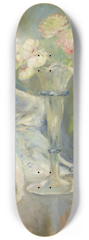 Berthe Morisot - Anmones roses 8.25 inch art skate deck