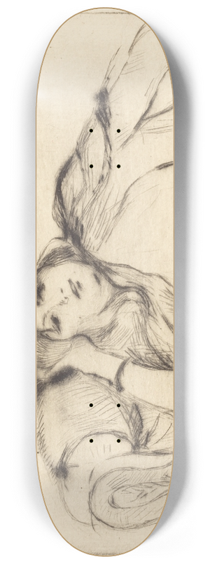 Berthe Morisot - Rest 8.25 inch art skate deck