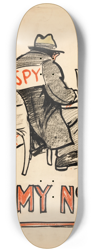 Bert Thomas - Enemy No.1 8.25 inch art skate deck