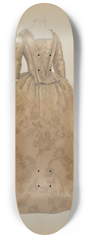 Bessie Forman - Wedding Dress 8.25 inch art skate deck