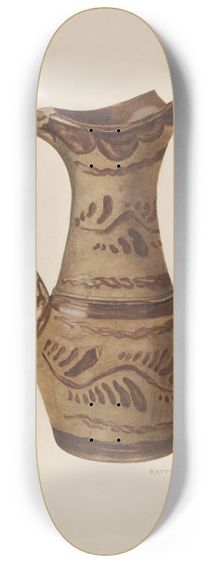 Betty Jacob - Pitcher 8.25 inch art skate deck