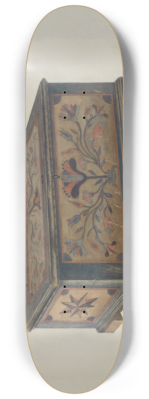 Betty Jean Davis - Pa. German Sample Chest 8.25 inch art skate deck