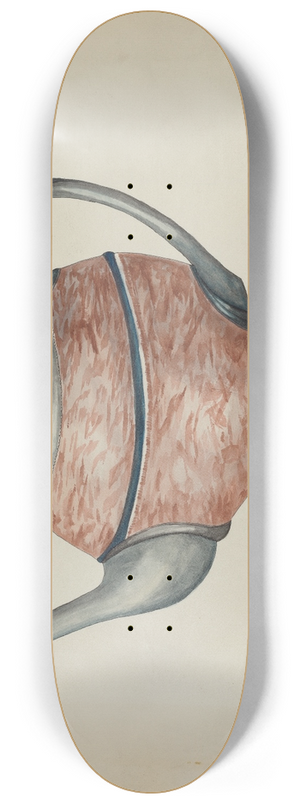 Beulah Bradleigh - Pewter Teapot 8.25 inch art skate deck