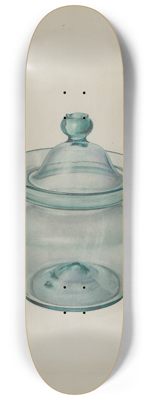Beverly Chichester - Glass Compote 8.25 inch art skate deck