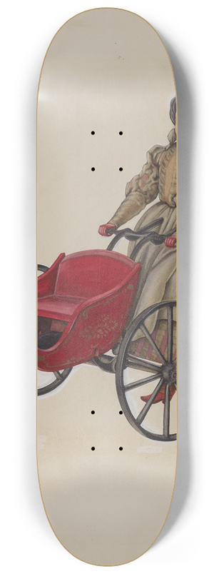 Beverly Chichester - Go-Cart and Doll 8.25 inch art skate deck