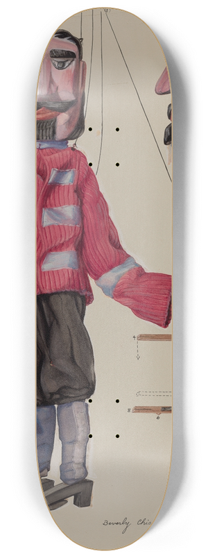 Beverly Chichester - Marionette 8.25 inch art skate deck