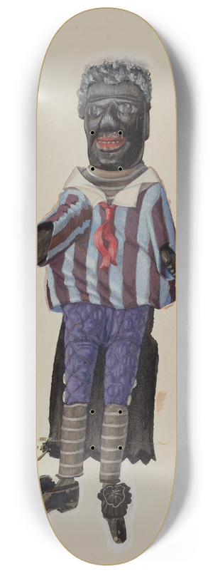 Beverly Chichester - Minstrel Hand Puppet 8.25 inch art skate deck