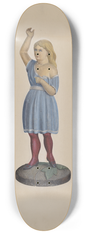 Beverly Chichester - Shop Figure  Child 8.25 inch art skate deck