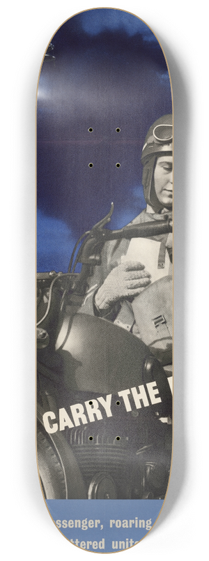 Beverly Pick - ATS Carry the Messages 8.25 inch art skate deck