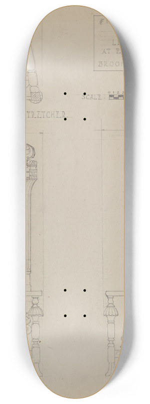 B. Holst-Grubbe - Chair 8.25 inch art skate deck