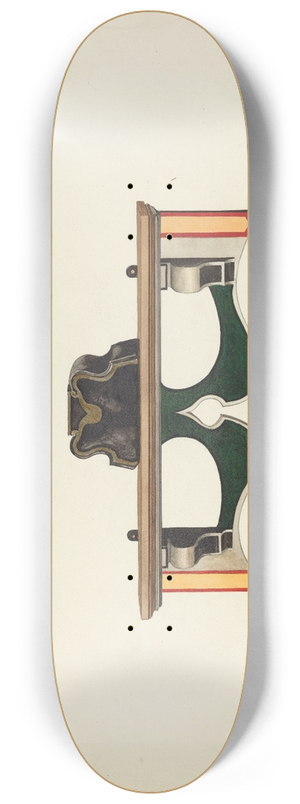 Bill Bowen - Wall Bracket 8.25 inch art skate deck